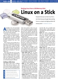 Linux Magazine: Linux on a Stick